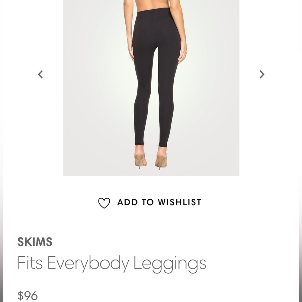 Skims Fits Everybody Leggings Onyx